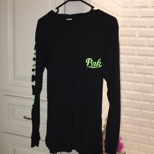 Black Victoria’s Secret pink long sleeve